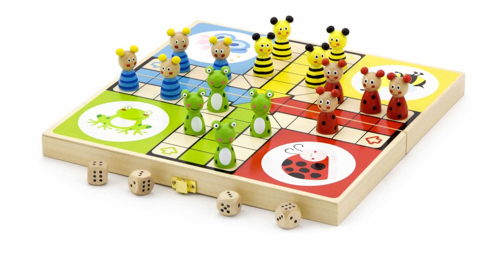 Čínska drevená hra Ludo Viga Toys Obrázok produktu 