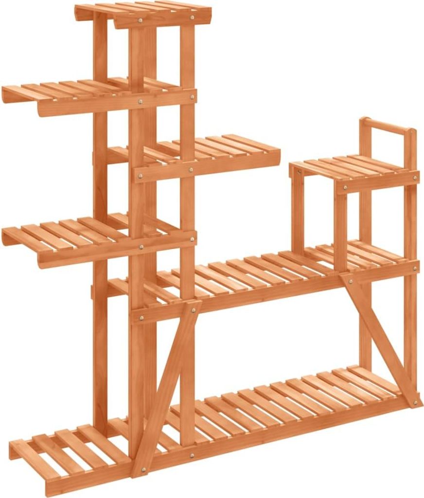 vidaXL Blumenständer 110x25x111 cm Massivholz Tanne