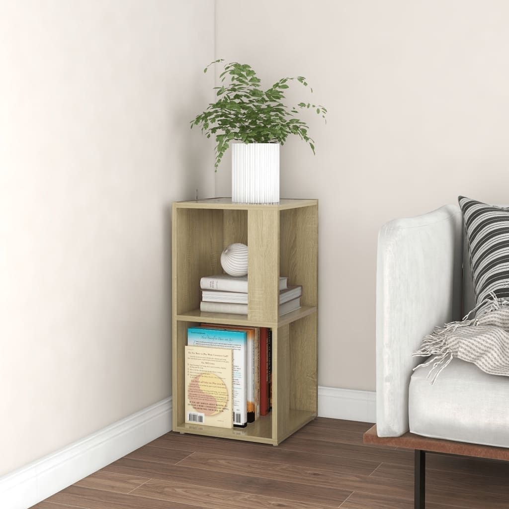 vidaXL Rohový regál Sonoma dub 33x33x67 cm odvodený výrobok Obrázok produktu 