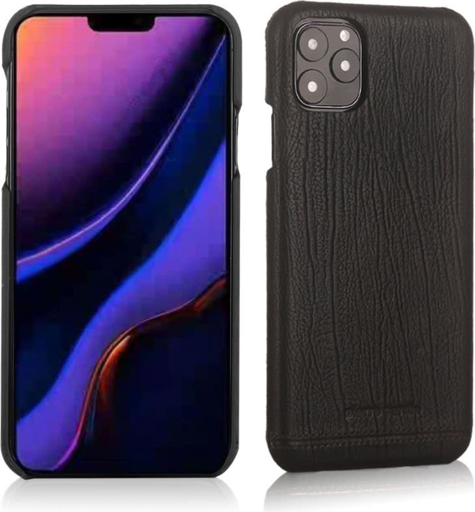 Pierre Cardin Apple iPhone 11 Pro Black Back cover case - Genuine Leather