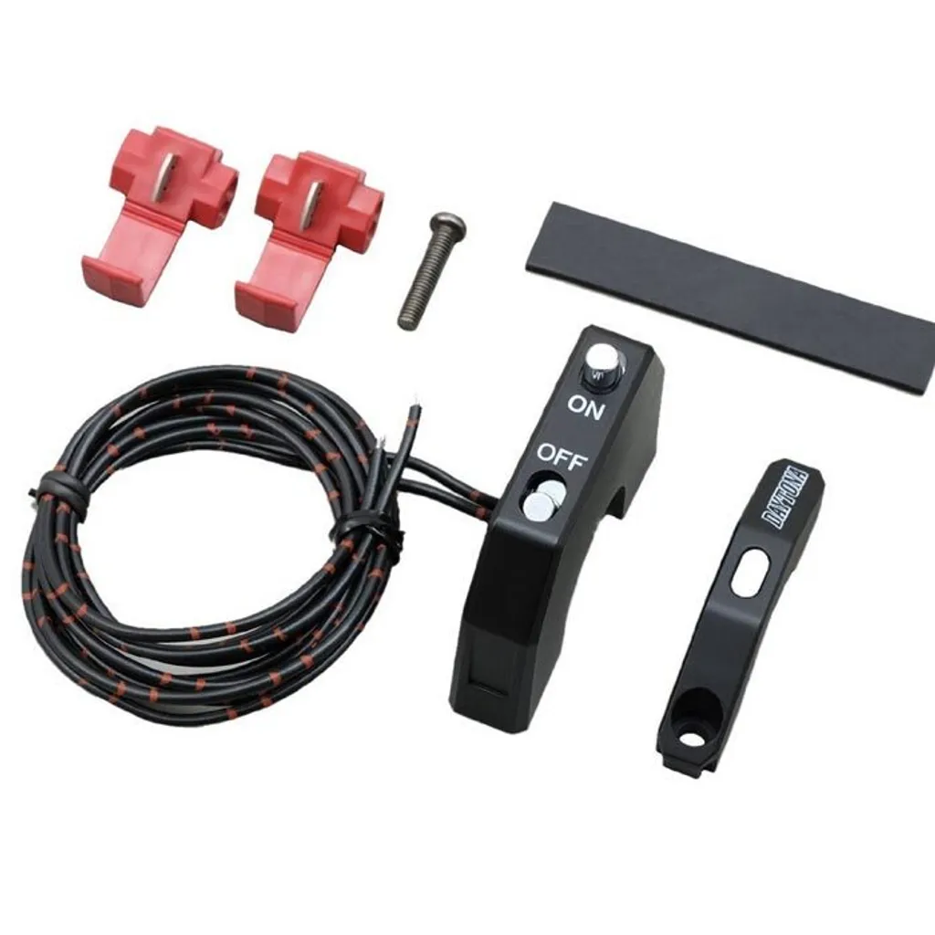 Commutateur moto fin Daytona Slim Switch ON/OFF 15A étanche universel