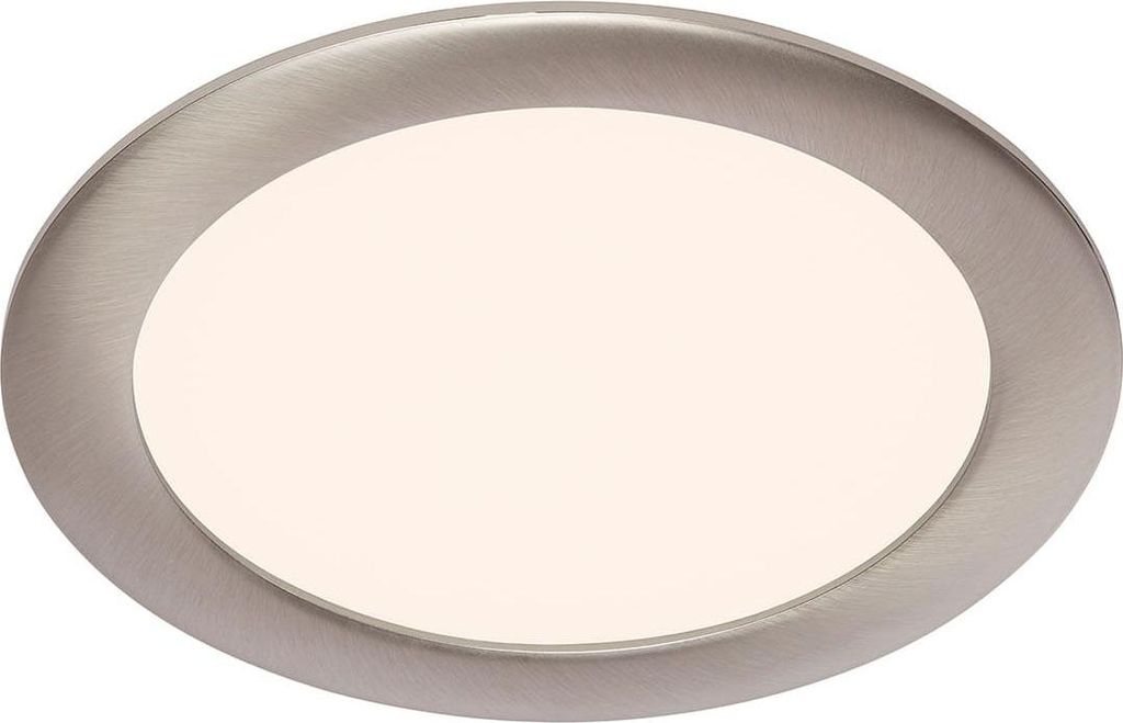 LED Einbauleuchte, Ø 17 cm, 12 W, Matt-Nickel, Briloner Produktbild 