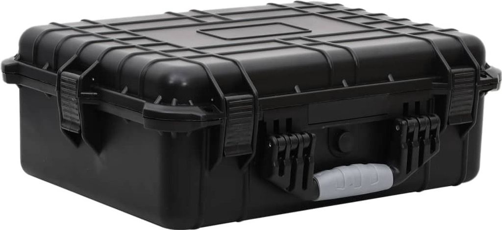 Flugkoffer Tragbar Schwarz 52x40x19 cm PP