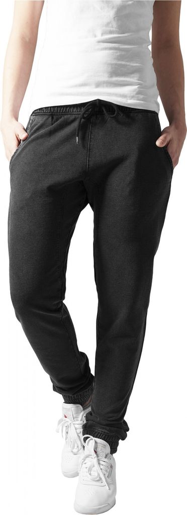 Urban Classics Damen Sweatpants Ladies Acid Wash Jogging Pants Darkgrey-L