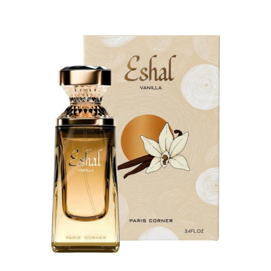 Paris Corner Eshal Vanille 100 ml Eau de Parfum für Frauen,Authentisches Parfüm aus Dubai