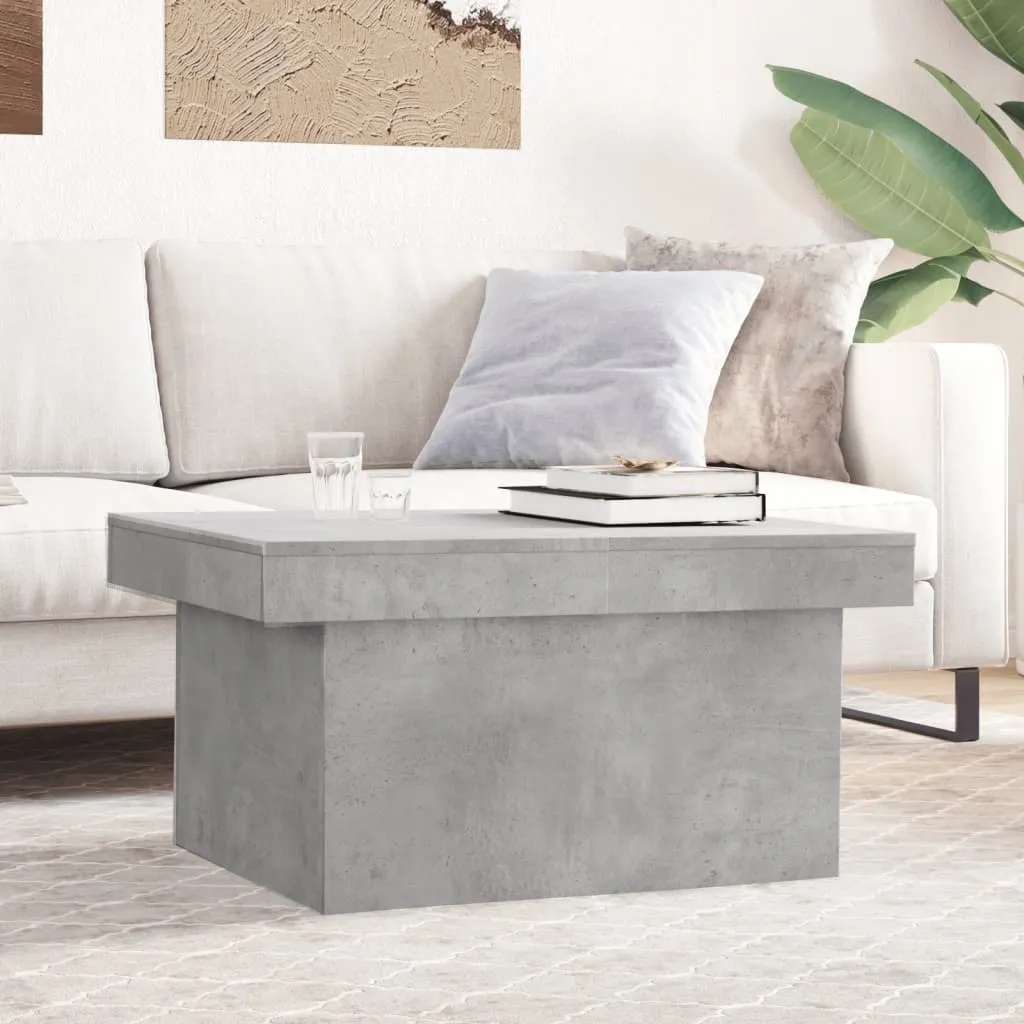 Maison Exclusive - Tavolino grigio cemento 80x55x40 cm Materiale ligneo