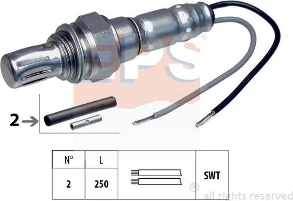 Capteur d'oxygène sonde lambda pour Toyota Previa et Liteace - EPS 1.997.002