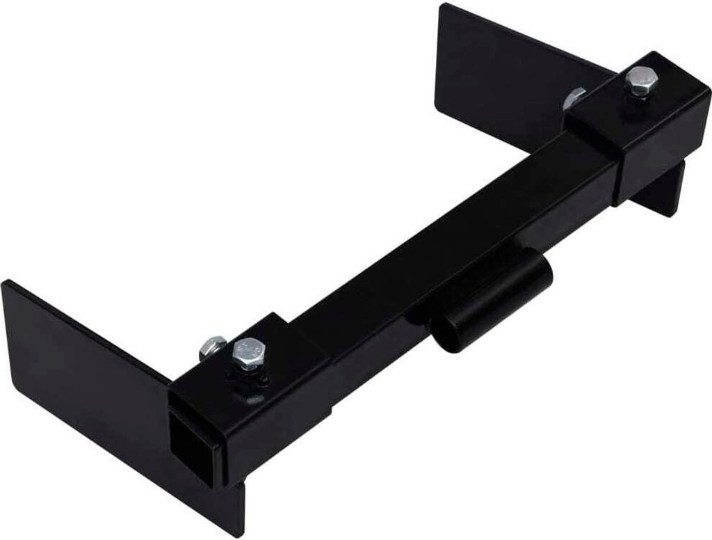 Schneepflugadapter für Rasentraktor Schwarz Produktbild 