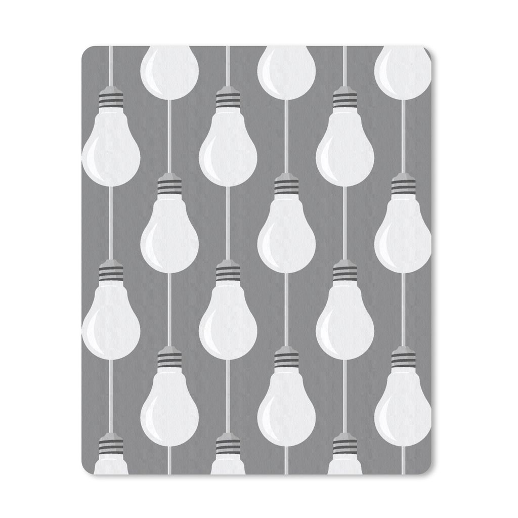 MuchoWow Mauspad Mousepad Lampen - Muster - Retro 19x23 cm - Mousepads - Maus Mat - Pad - Mausunterlage - Mauspads - Spielen