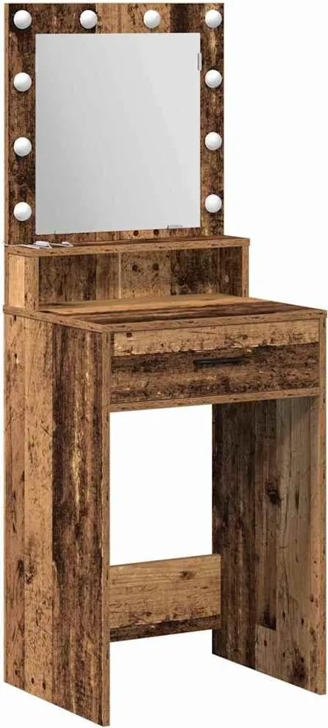 Toeletta Professionale SYFAX™ Legno Vecchio 50x41x135 | Alta Qualità