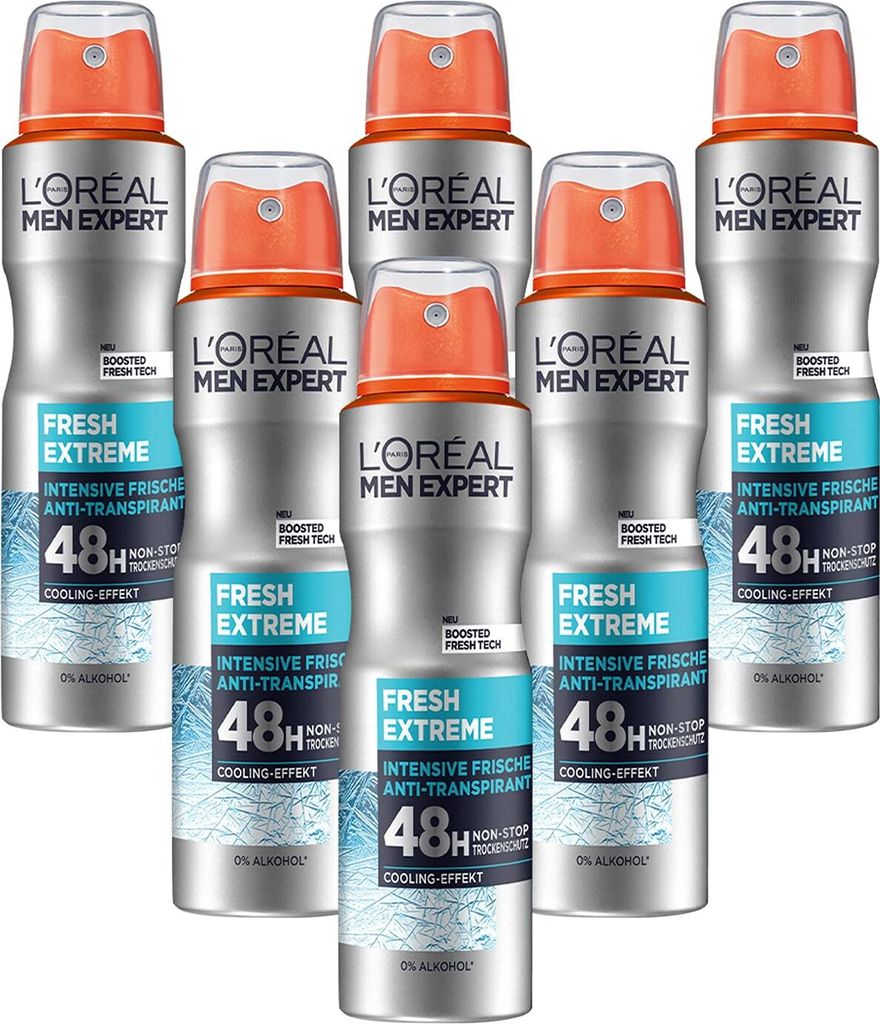 L'Oréal Paris Men Expert Fresh Extreme Deo-Spray 150ml, 6er Produktbild 