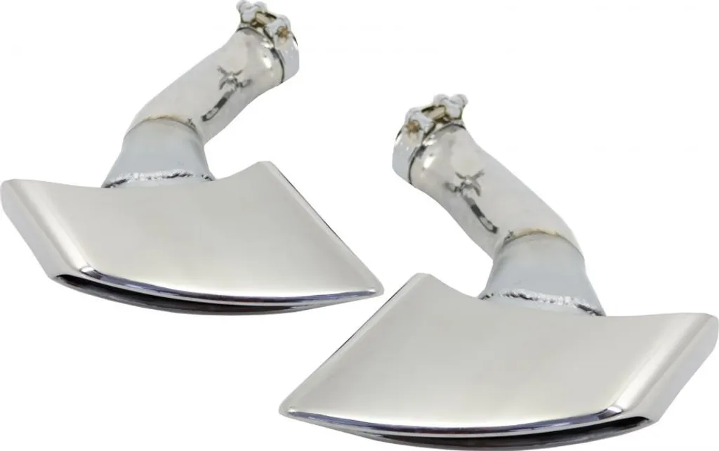 Silencieux Échappement V8 pour BMW X6 E71 2008-2014 en Inox Poli Miroir