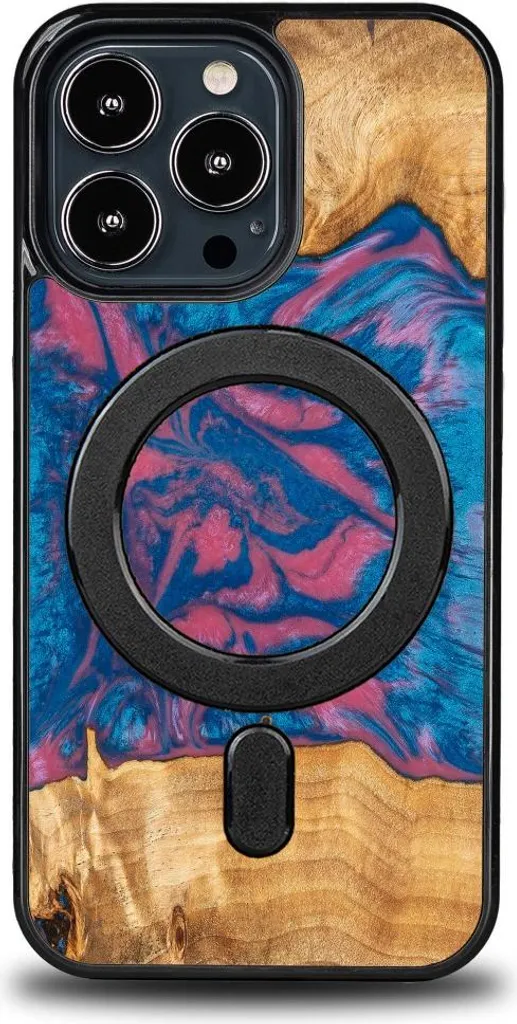 Custodia iPhone 13 Pro in Legno Bewood Neons Vegas MagSafe Originale