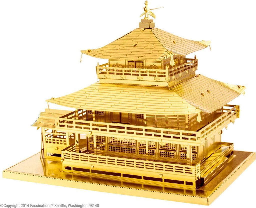 METAL EARTH 3D-Puzzle Kinkaku-ji-Tempel (Gold)