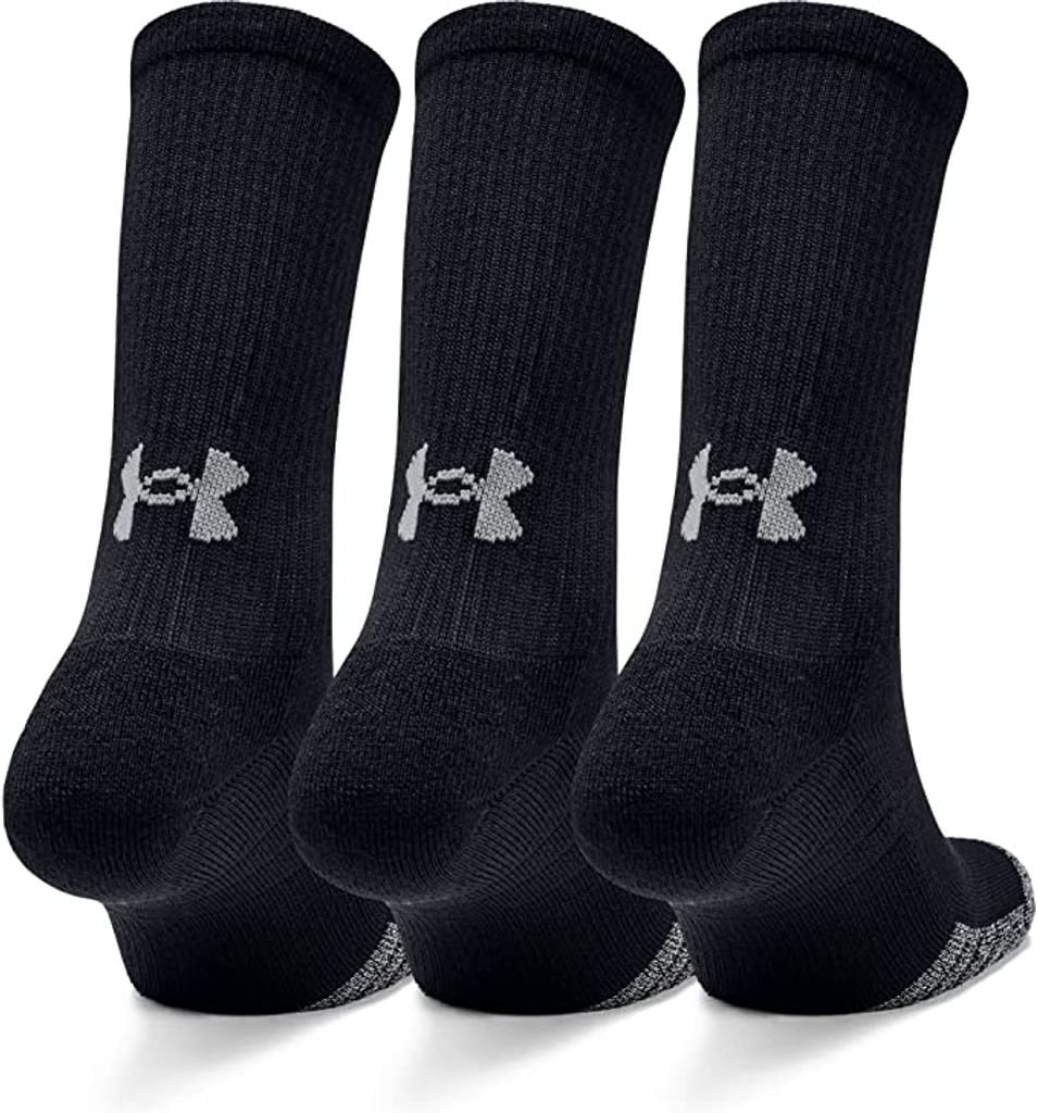 Under Armour Ua Heatgear Crew Black / Black / Steel Xl Produktbild 