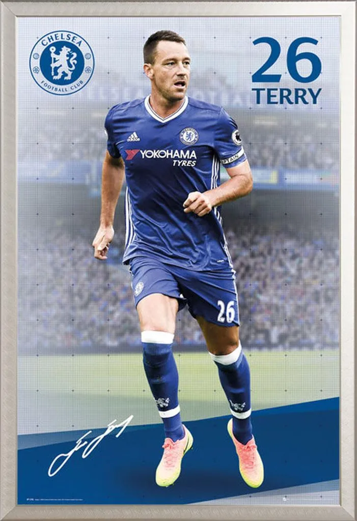 Protégez votre Poster Chelsea John Terry 16/17 avec ce Cadre Alu Argent