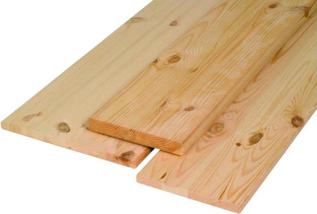 Leimholzplatte Nadelholz geschliffen Kanten gefast 120 x 30 Produktbild 
