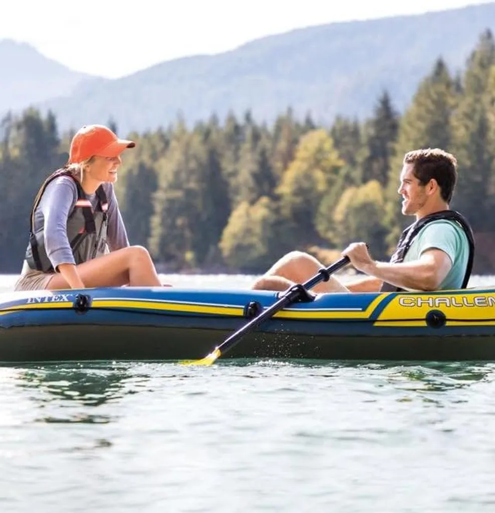Bateau gonflable robuste Challenger 236cm avec plancher confort stable - 2