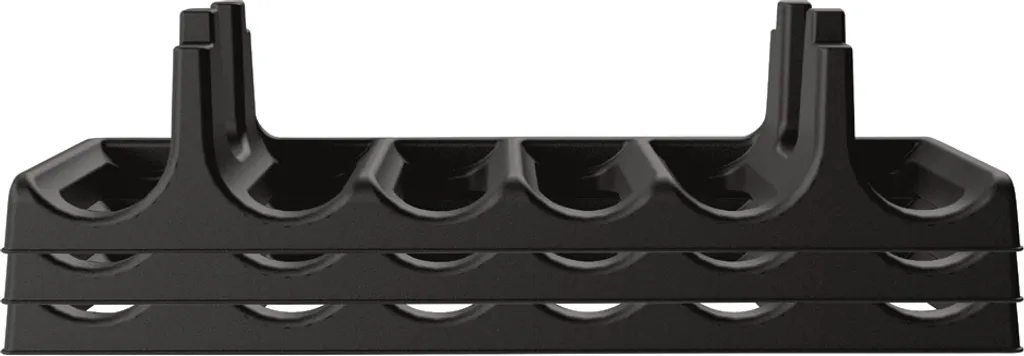 Range-bouteilles EDA empilable en plastique anthracite pour votre cave