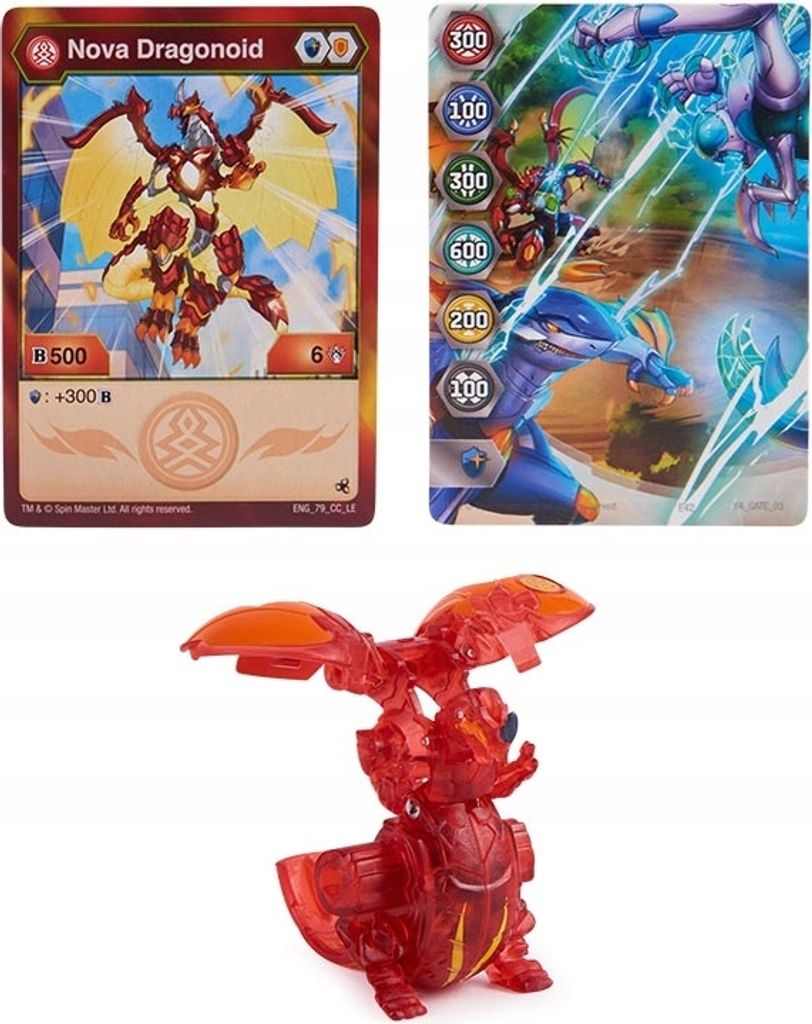 Bakugan BTB Nova Pack S5 1A Dragonoid Red GML, Házecí káča, Obrázek produktu 