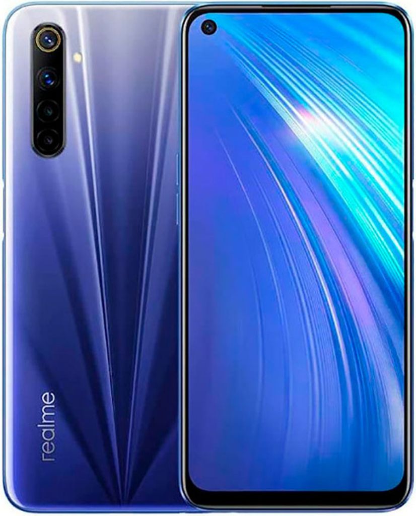 Realme 6 4 GB/64 GB Blau (Comet Blue) Dual-SIM