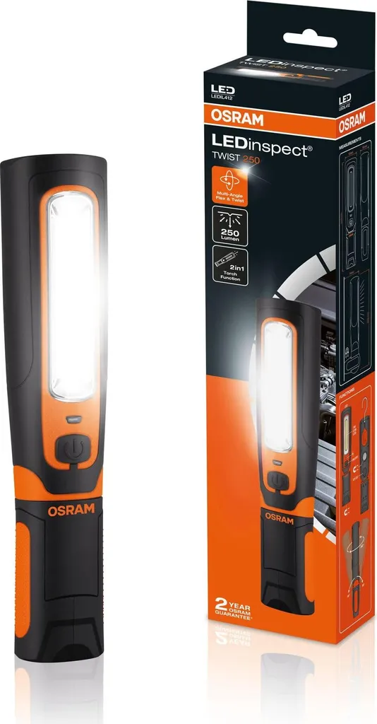 OSRAM LEDIL412 LEDinspect Fast Charge Pro Lampe d'Atelier LED Rechargeable