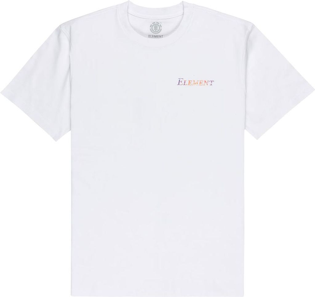 Element Tree Icon Kurzarm-t-shirt Weiß M Mann Weiß M