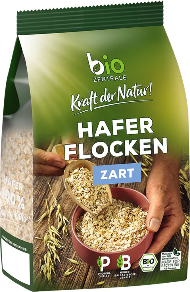 Hofliebe Haferflocken Kleinblatt zart ballaststoffreich Produktbild 