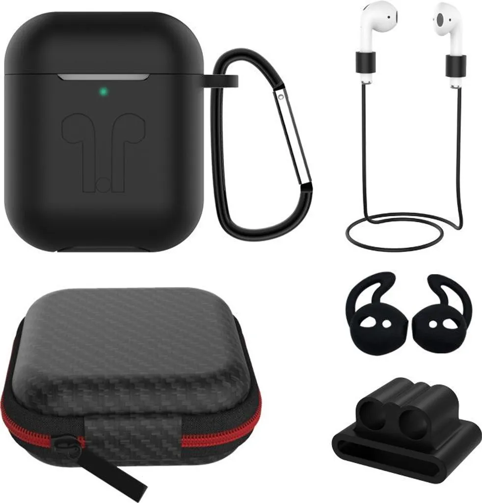 Offerta Set 6 Pezzi Custodia AirPods INF Nero: Il Miglior Rapporto Qualità Prezzo