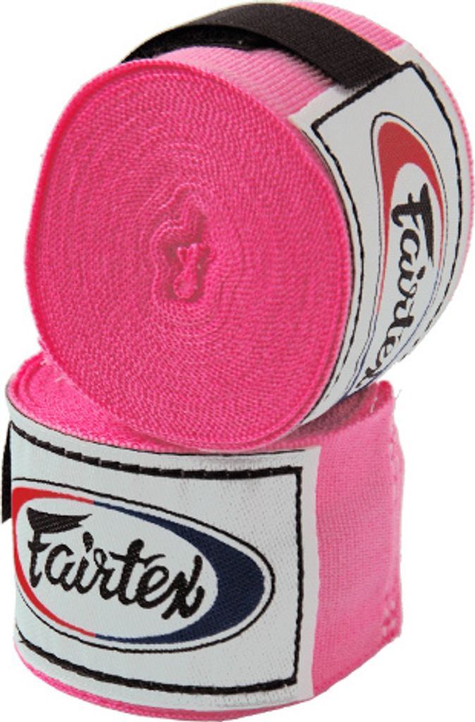 Fairtex HW2 Elastische Boxbandage 4,50m, Farbe Rosa Produktbild 