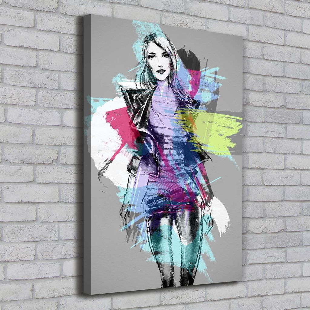 Tulup Leinwandbild - 70x100cm - Wandkunst - Drucke auf Leinwand - Leinwanddruck - Wohnzimmer Wanddekoration XXL - Wohnung Deko Kunstdrucke - Kuns...