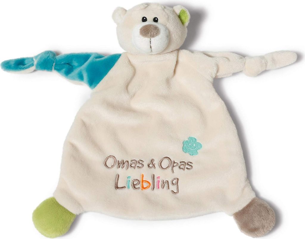 NICI Schmusetuch Bär 'Omas & Opas Liebling'25x25cm Produktbild 