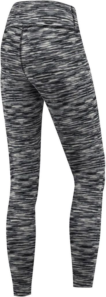 Leggings dehnbar Fitness Sport Yoga Gymnastik Training Tanzen Freizeit melange, Größe:38/M, Leggings Models:GYM-8062 Weiß-Schwarz