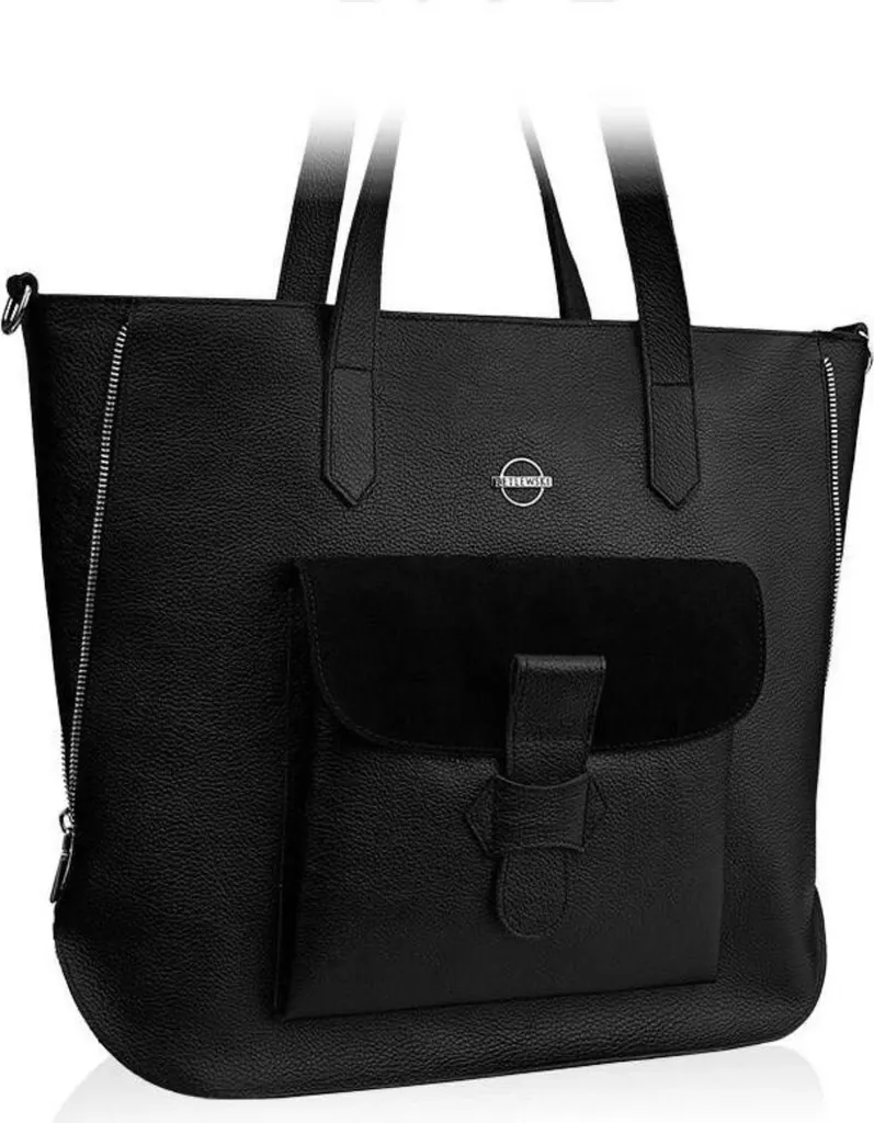 Sac Banane Betlewski en Cuir Véritable avec Poches Sécurisées