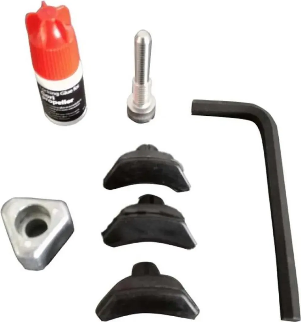 Protection caoutchouc pour hélice Gori 18-20' butée anode coloris Argent