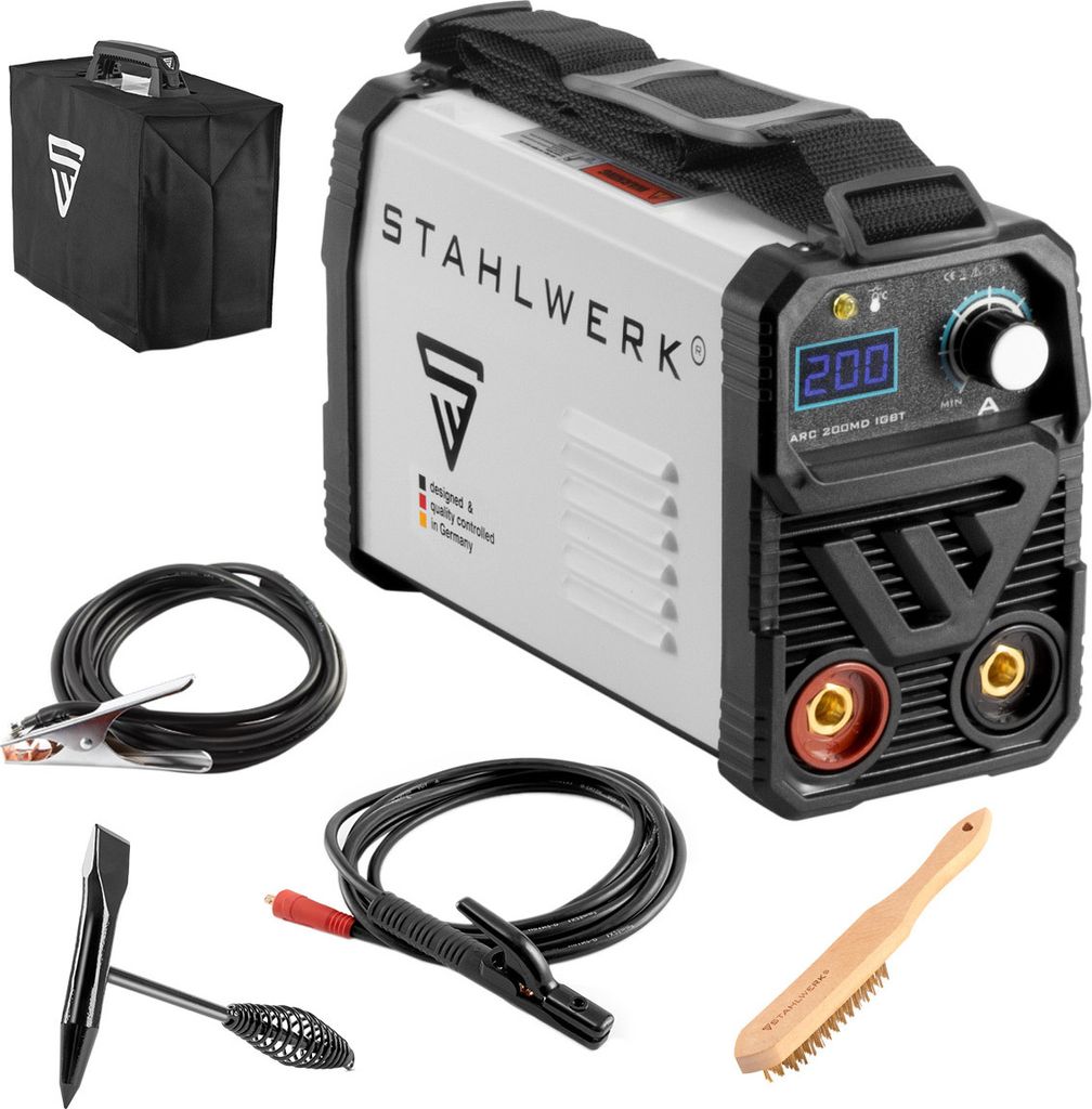 STAHLWERK Schweißgerät ARC 200 MD IGBT MMA E Hand Inverter Produktbild 1