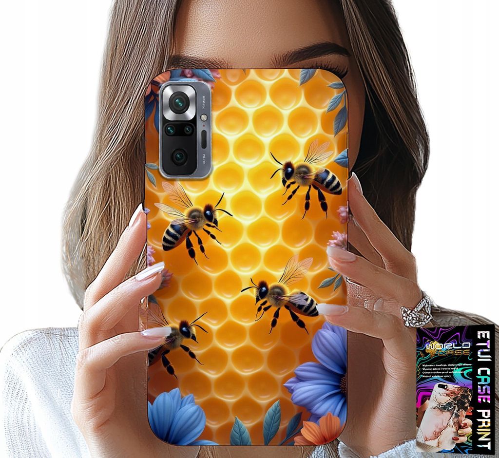 Gehäuse Für Xiaomi Note 10 Pro - Bienenstock Wabe Zurück Fall