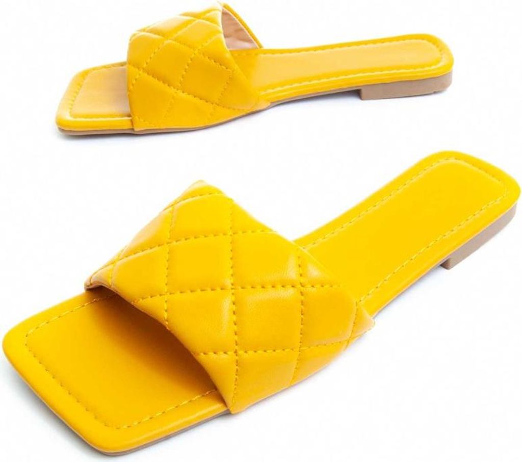 Montevita Flache Sandale Palanti Gelb