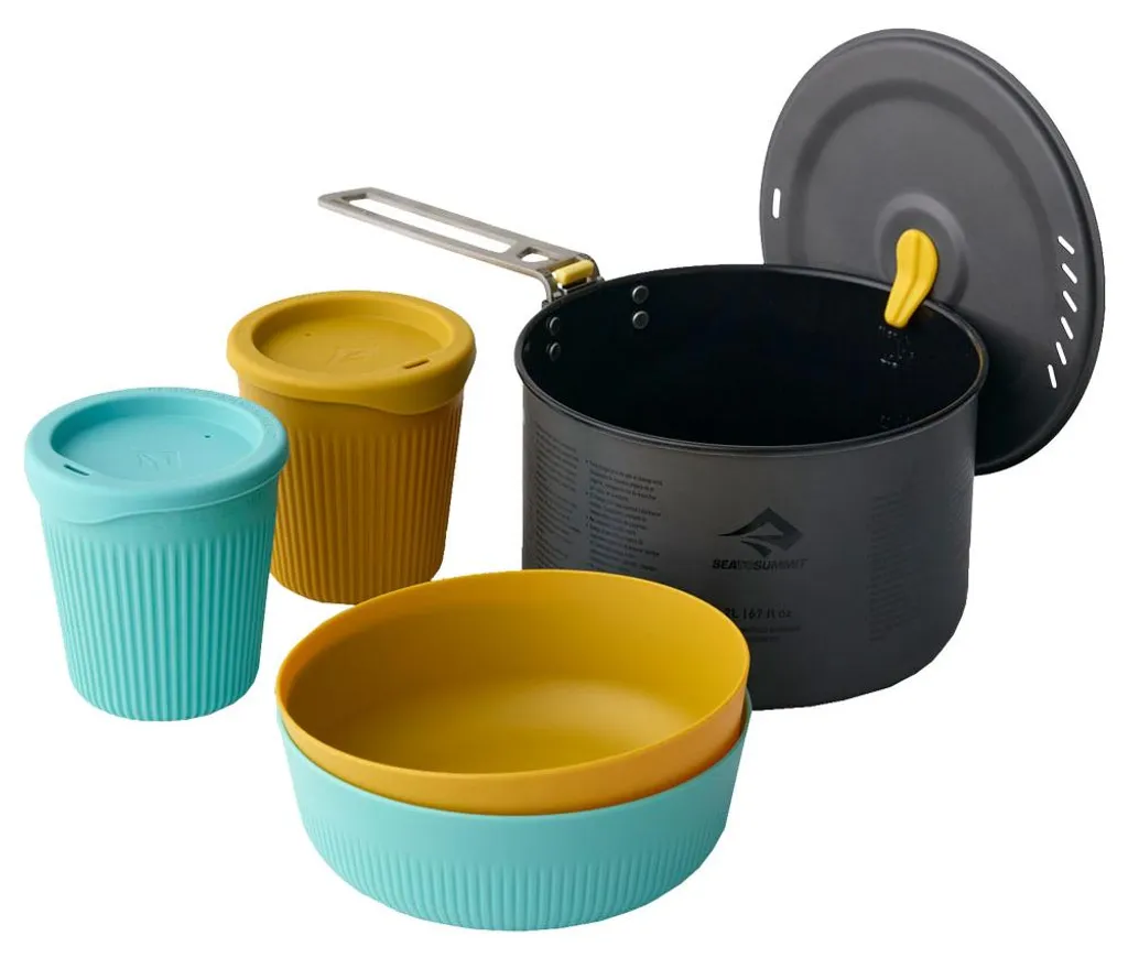 Frontier UL 2P Pot Set 5 Pcs : Ensemble de Cuisson Ultra-Léger et Pro - 2