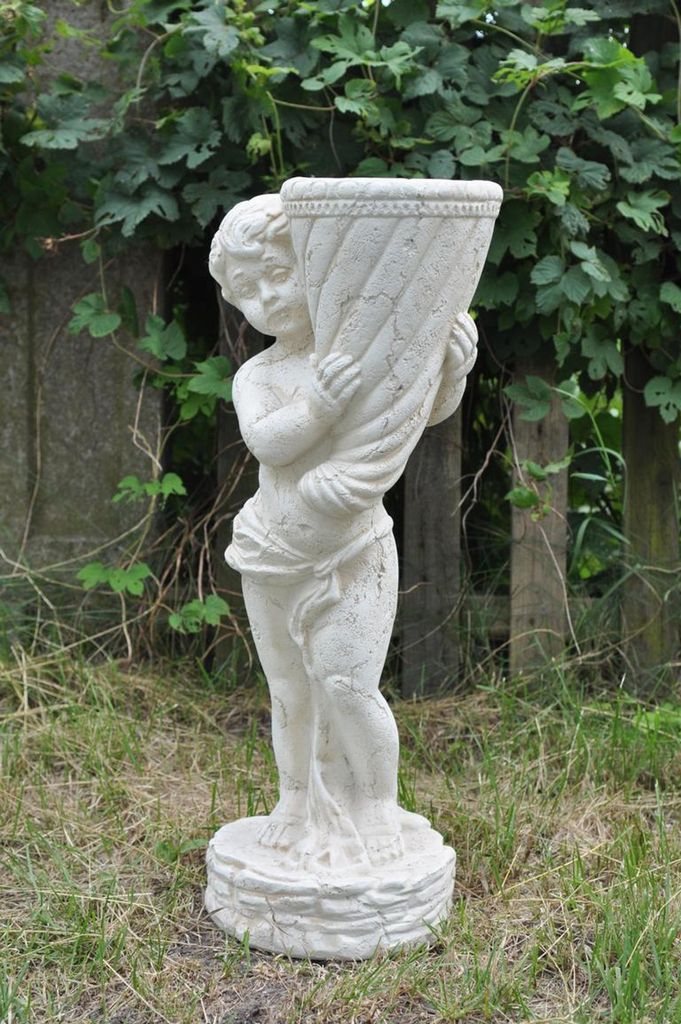 Kübel Skulptur Skulpturen Figuren Antik Stil Statue Statuen Blumen XXL 70cm Neu