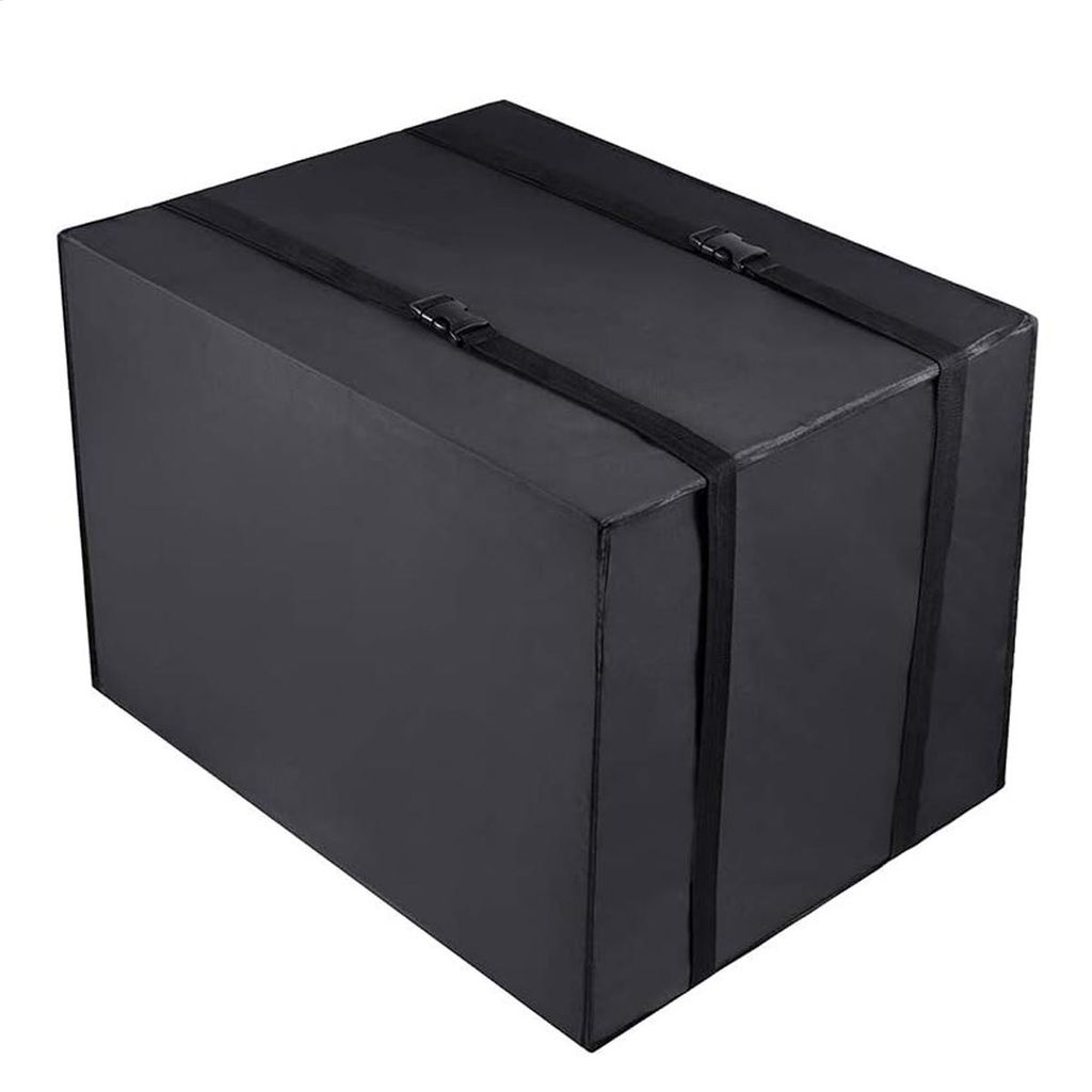 Fensterklimaanlagen Abdeckung Außen, Schwarz, Staubdicht & Wasserdicht, 21.5×15×16 inch Schutzhaube