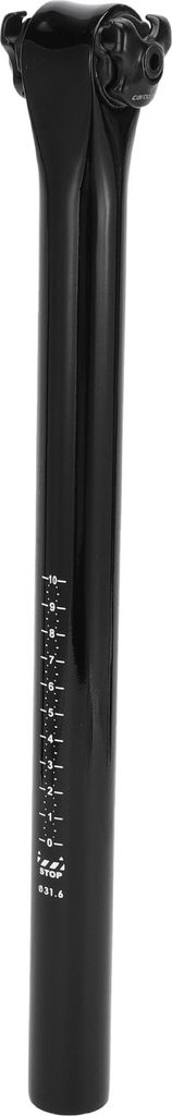 Fahrradsattelstš¹tze 31,6x400mm Fahrradsattelstš¹tze Sattelrohr aus Carbonfaser Glanzschwarz Leichtgewicht