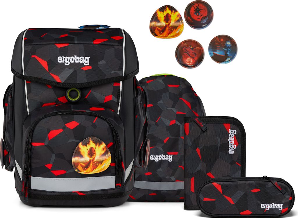 ergobag cubo Schulranzen-Set TaekBärdo