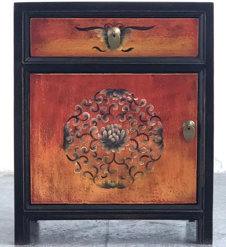 Table de nuit asiatique et buffet d'entrée pour une décoration zen chic - 11