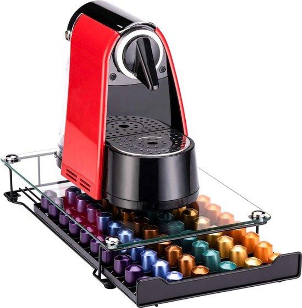 Kaffee Capsule Organizer Glas Original 60 Fassungen