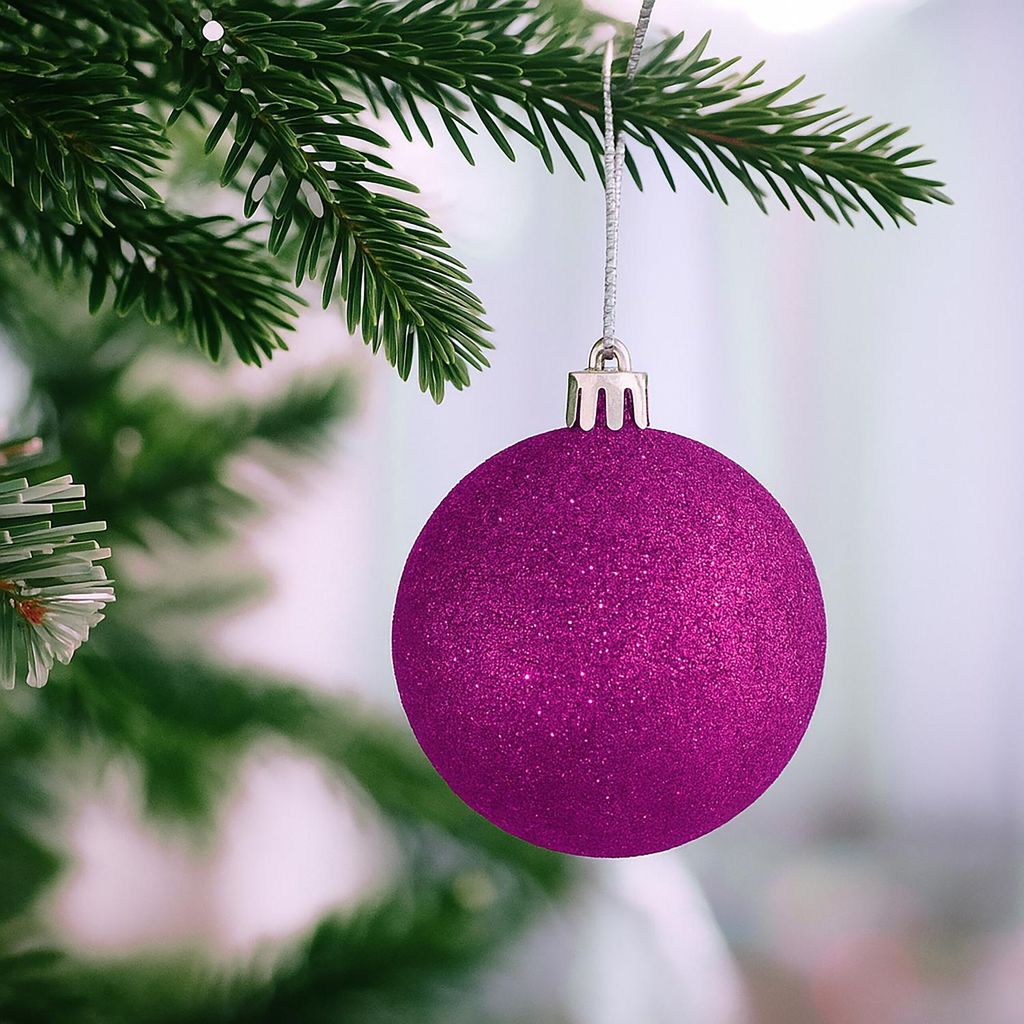 Christbaumkugeln-Set, 30 dekorative Kunststoff-Ornamente