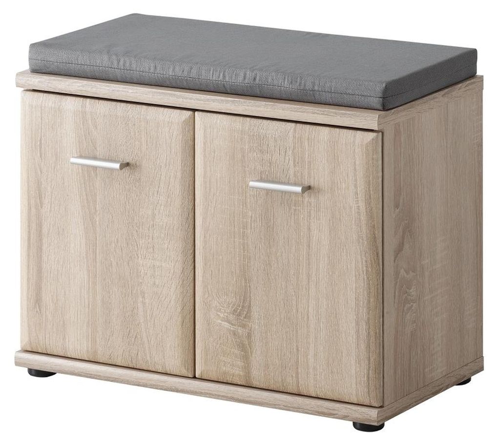 Schuhschrank Holz Möbel Schuhregal Grau Luxus Designer Möbel Moderne