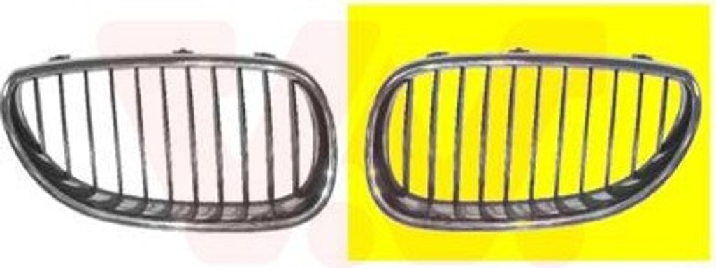 VAN WEZEL 0655515 Kühlergrill Frontgrill für BMW 5 Limousine (E60) Links