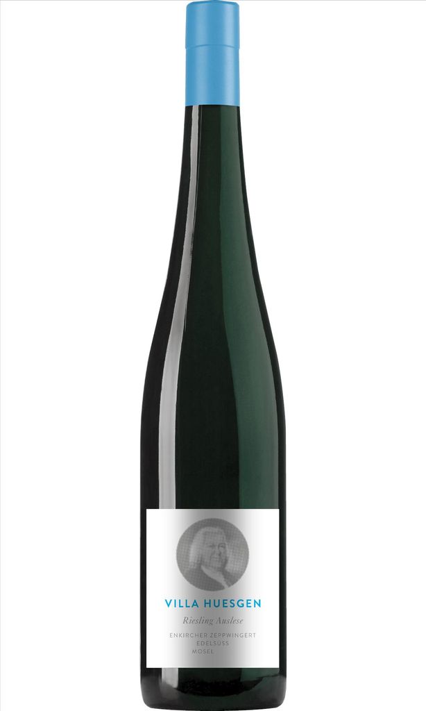 Weingut Villa Huesgen Enkirchener Zeppwingert Riesling Auslese edelsüß Mosel 2023 Wein ( 1 x 0.5 L )