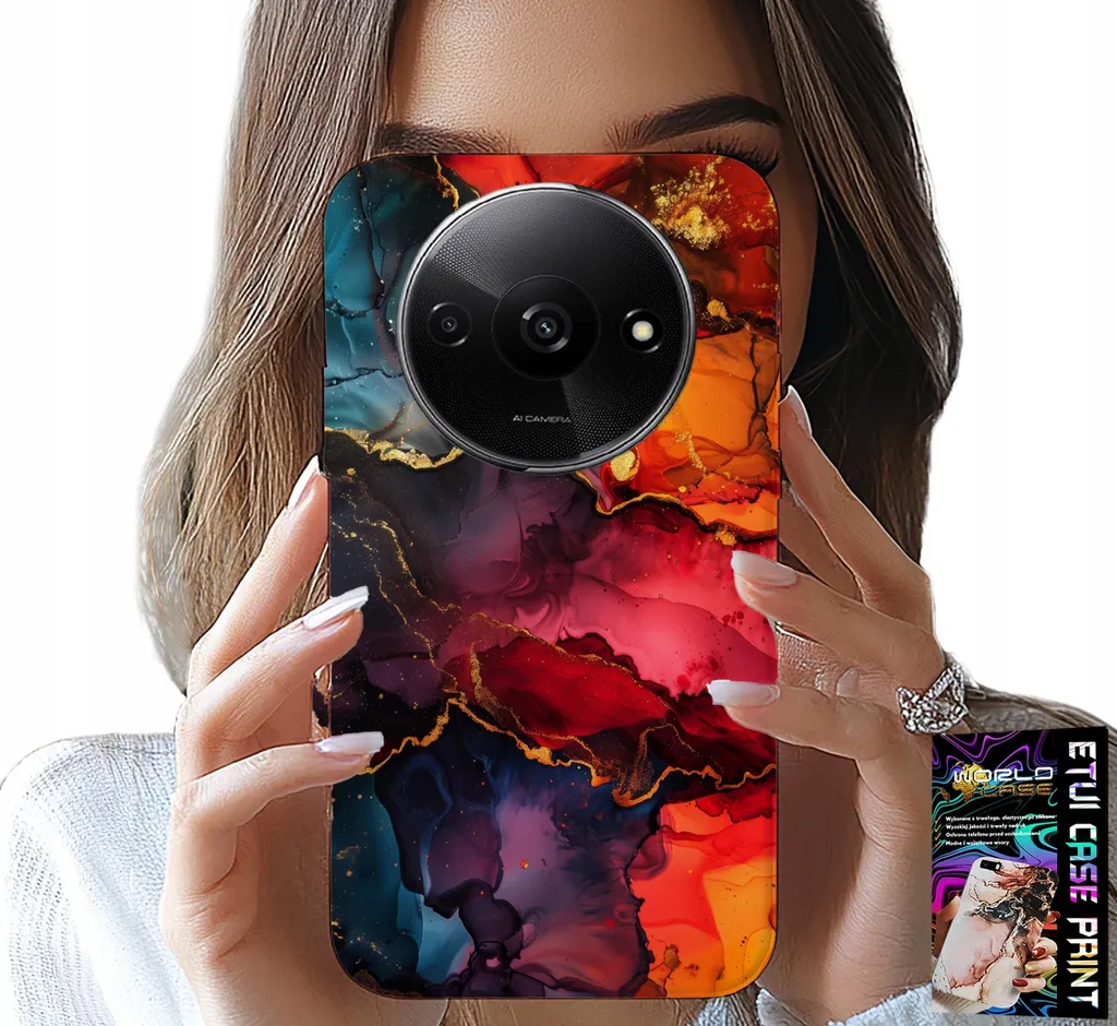 Set Cover Pietra + Vetro per Xiaomi Redmi A3 | Protezione Design